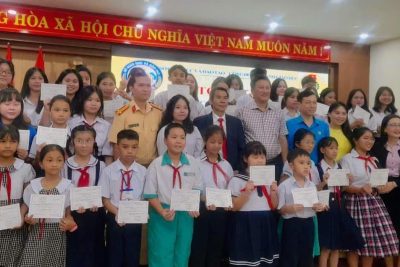 HỌC SINH TRƯỜNG THCS NGUYỄN NGHIÊM XUẤT SẮC ĐẠT GIẢI NHẤT TRONG HỘI THI GIÁO DỤC AN TOÀN GIAO THÔNG TOÀN TỈNH