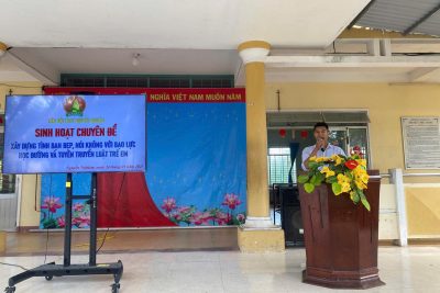 Chuyên đề xây dựng tình bạn đẹp, nói không với bạo lực học đường và tuyên truyền Luật Trẻ em