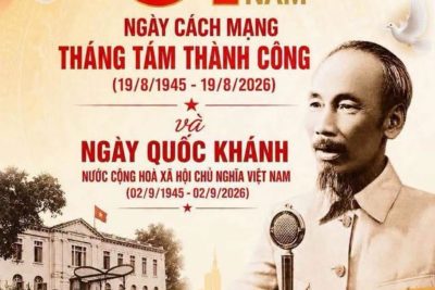 NHIỆT LIỆT CHÀO MỪNG 81 NĂM CÁCH MẠNG THÁNG TÁM THÀNH CÔNG VÀ QUỐC KHÁNH 2/9 (19/8/1945 – 19/8/2026 | 2/9/1945 – 2/9/2026)