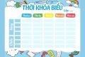 Thời khoá biểu lần 1 (năm học 2026 – 2027) điểm chính