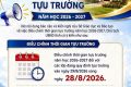 Thông báo điều chỉnh thời gian tựu trường năm học 2026 – 2027